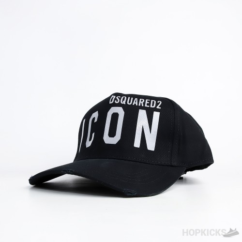 Dsquared2 Embroidered Logo Black Cap (Premium Batch)